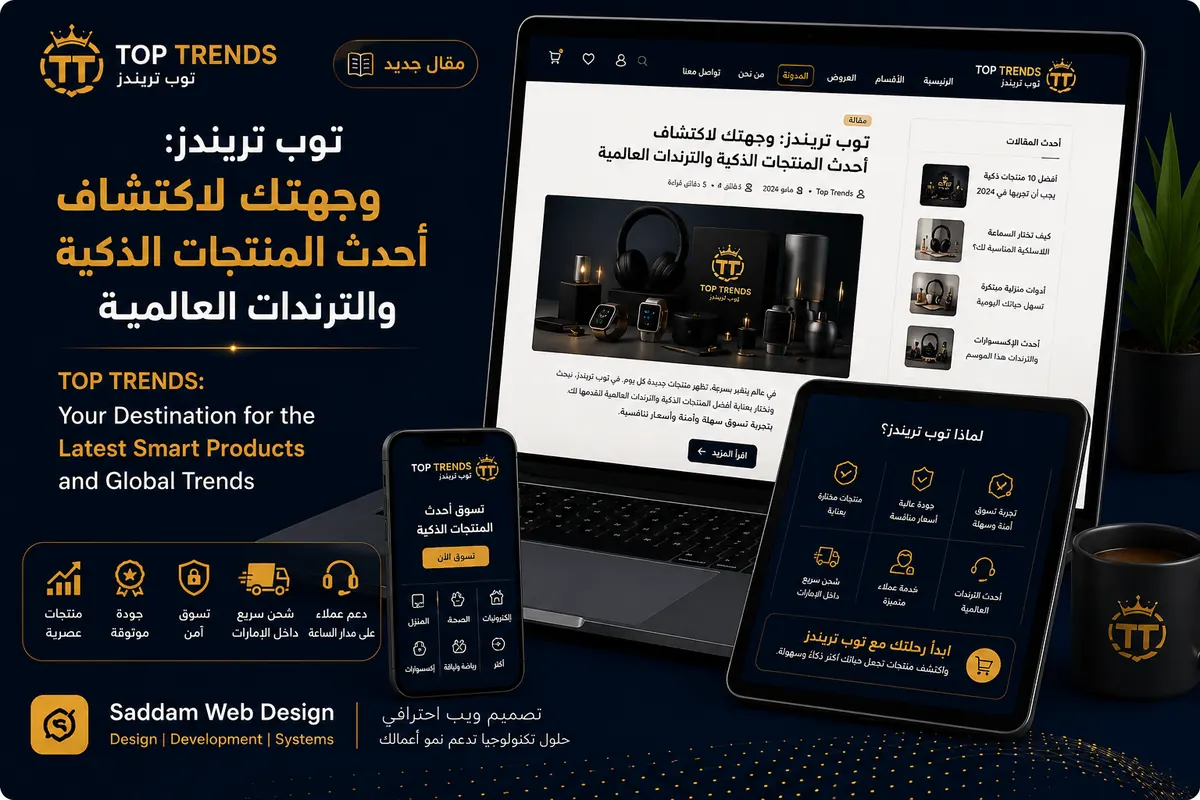Top Trends: وجهتك لاكتشاف أحدث المنتجات الذكية والترندات العالمية